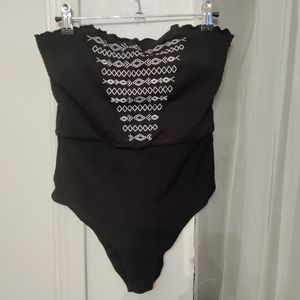 Aerie black one piece